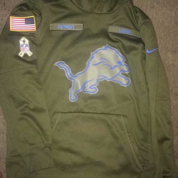 detroit lions veterans day hoodie